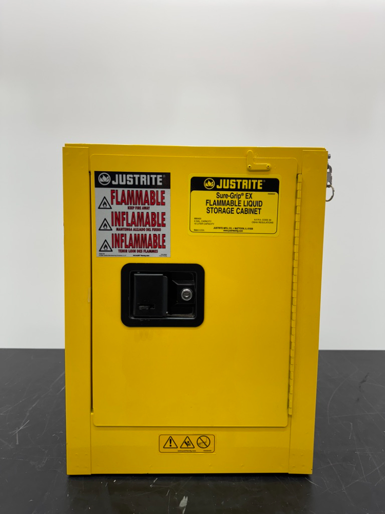 Image of Justrite Sure-Grip EX 4 Gallon Flammable Liquid Storage Cabinet
